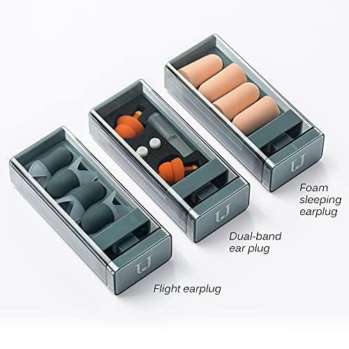 Layfoo Noise Cancelling Ear Plugs Sound Blocking Earplug Noise Reduction Reusable with Storage Case for Slee g Snoring Swim ng (Flight earplug) -Layfoo