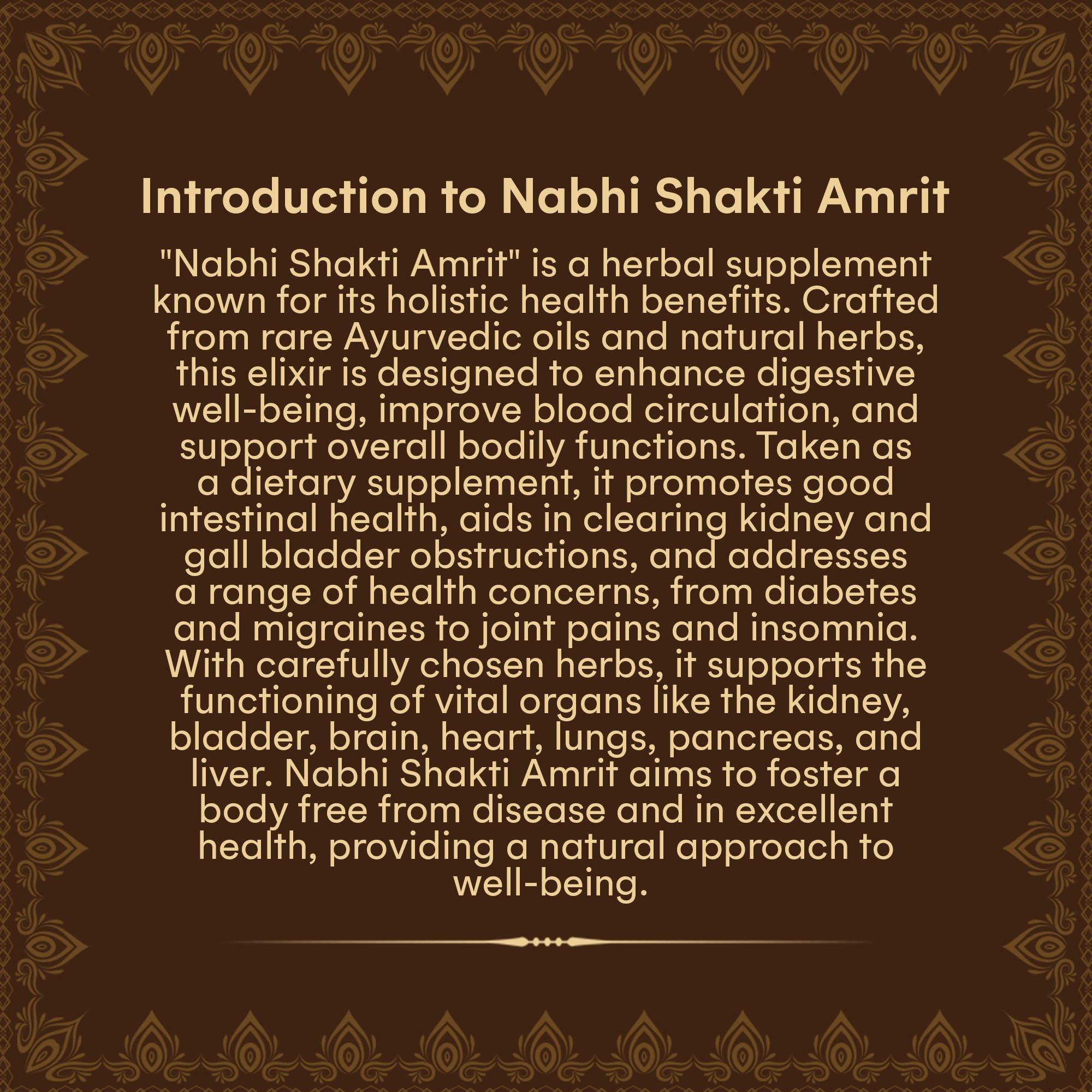 HOPE HERBAL LEAF PRODUCTS HOPE HERBAL LEAF PRODUCTS Nabhi Shakti Amrit Navel Drops 30mL | Boosts Blood Circulation & Removes Blockage in Blood Vessels | Supports Overall Body Functioning.