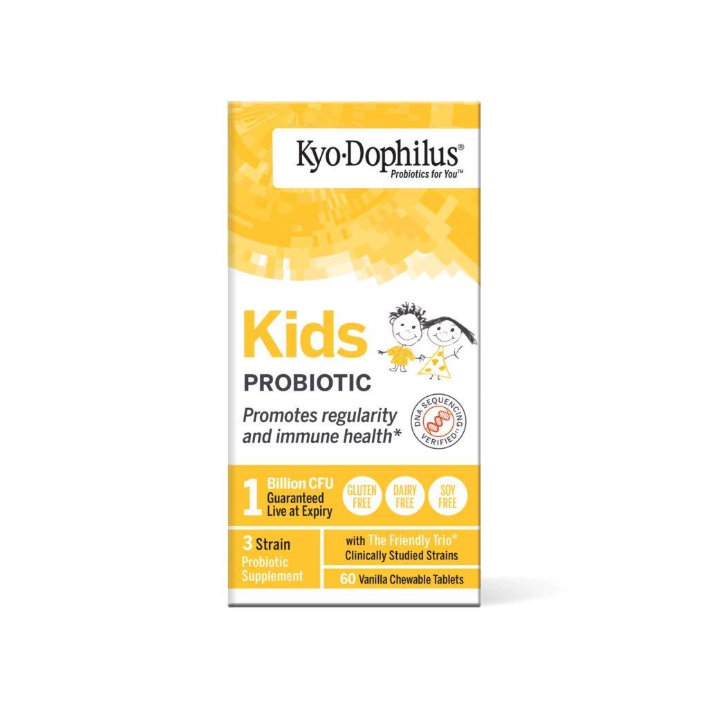 Kyolic Wakunaga - Kyolic, Kid's Kyo-Dophilus, Vanilla Chewable, 60 Tablets