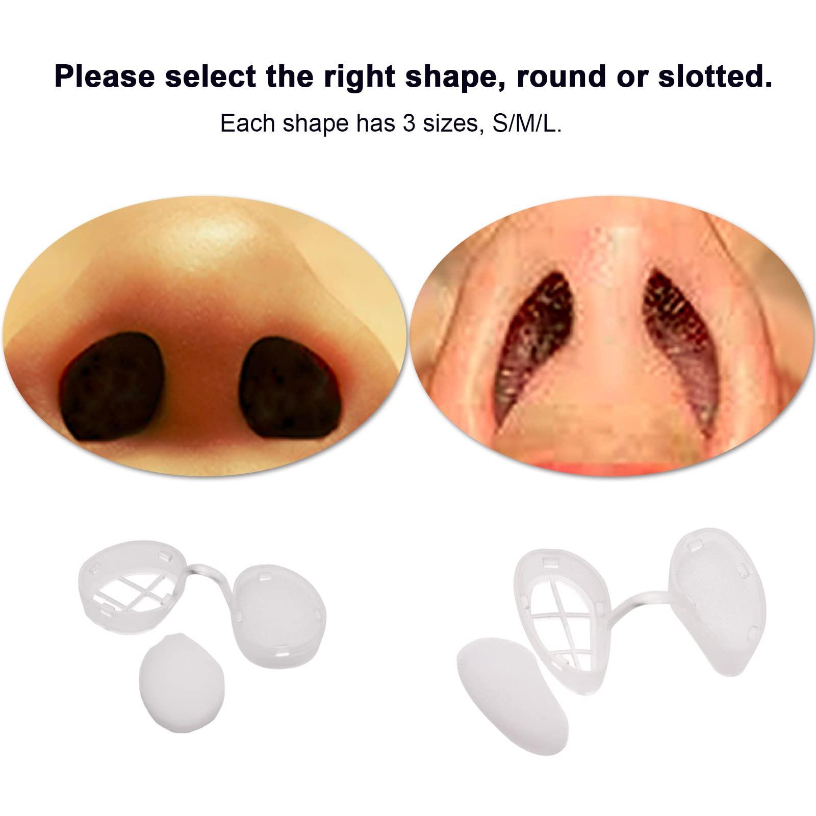 RYAP Invisible Nasal Filter Ultra-Breathable Nasal Nasal Nose Plugs for Smells with Mini-HEPA Air Filtration from Pollen Dust Small + Medium + Large Narrow Shape