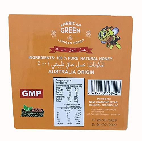 AMERICAN GREEN American Green LONGAN HONEY 800g 100% natural (Origin of Australia).