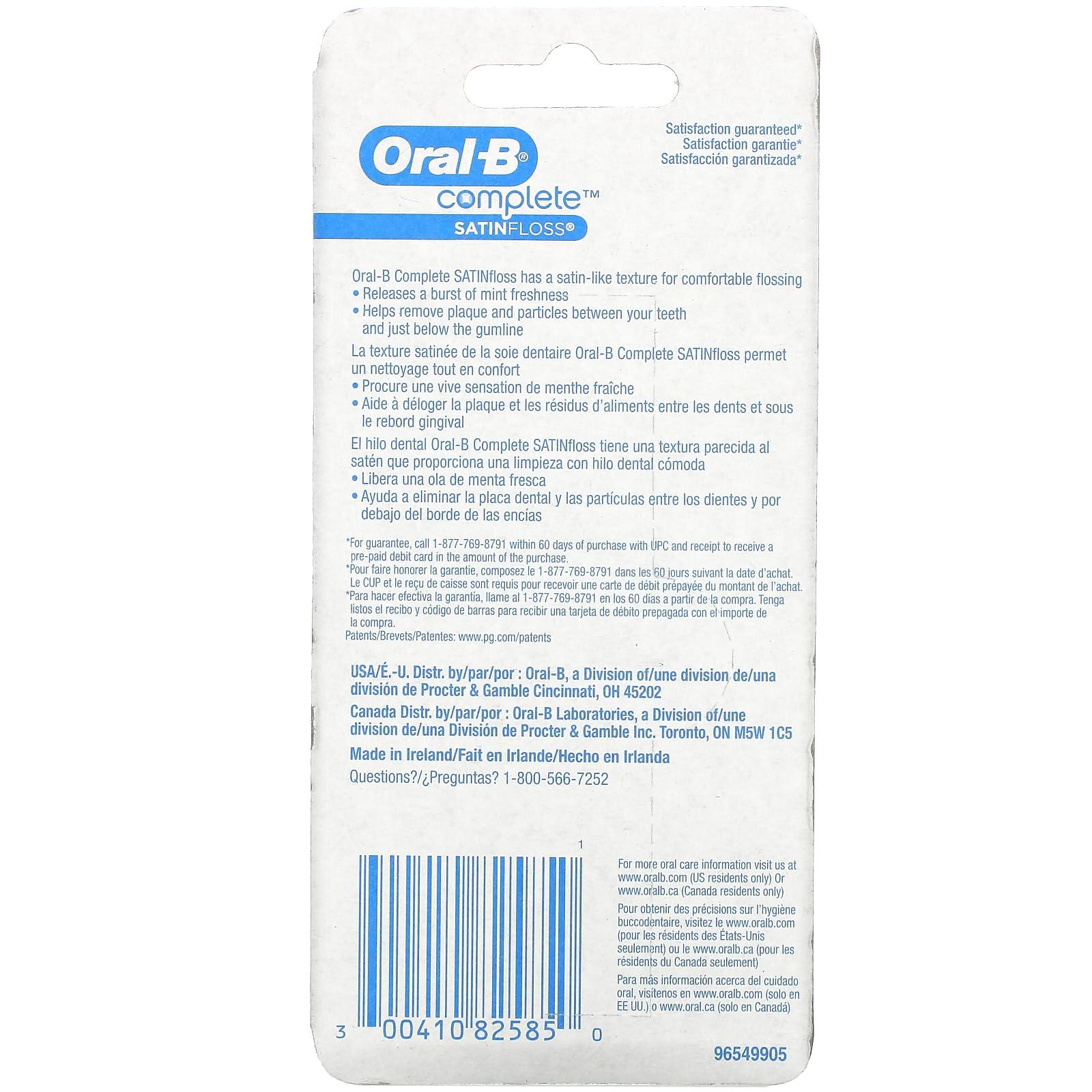 Oral-B Oral-B Satin Floss, Mint 2 units