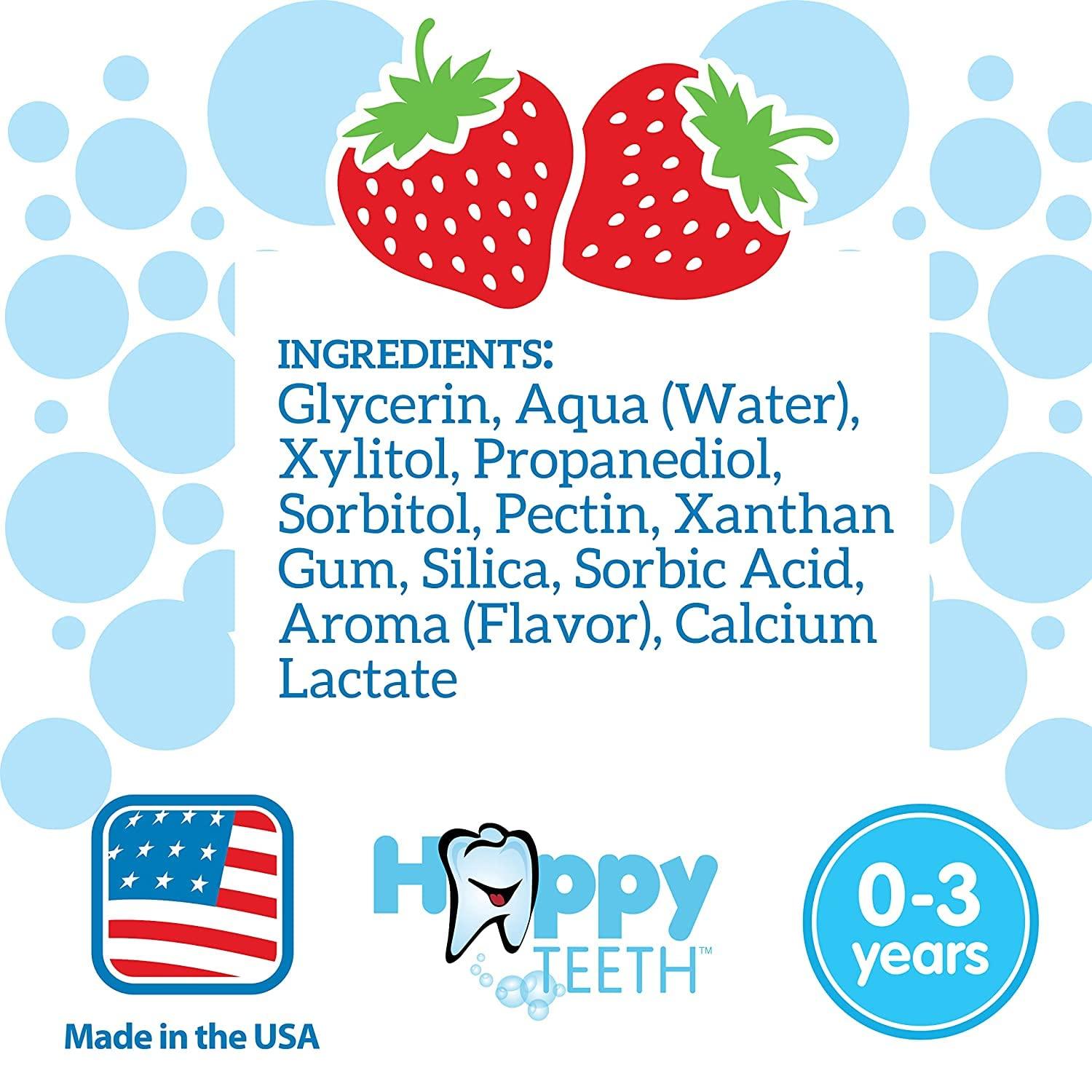 Dr. Brown's Dr. Brown\'s Baby Oral Health Toothpaste, Strawberry Flavor Toddlers And Kids Love, Fluoride Free, 0-3 Years, 1.4Oz