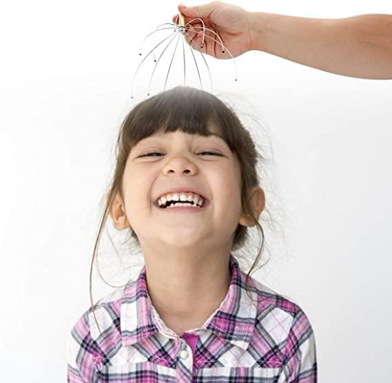 MOON CRAFT MOON CRAFT Scalp Massager - Wooden Head Massager - Relaxation Massager set of 2 - Multicolour