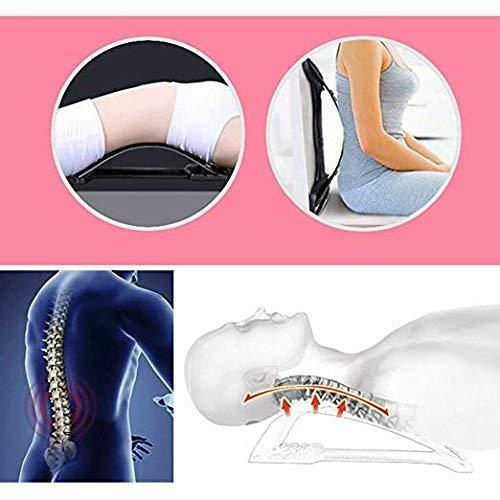 Gitesh Gitesh Multi-Level Back Stretcher for Back Pain Relief with Back Support Mate Magic Back Stretching Massage