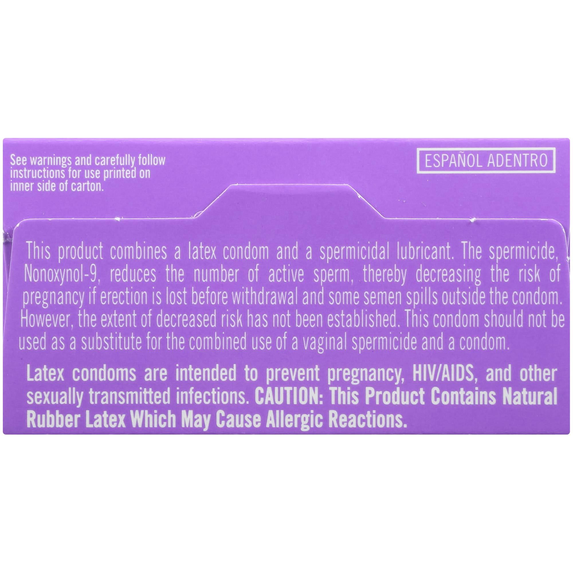 Trojan Trojan Her Pleasure Sensations Spermicidal Condoms, 12 Count