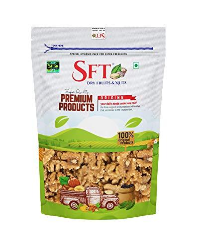 SFT SFT Pumpkin Whole Seeds 1 Kg & Walnuts Kernels (Akhrot Giri) [Grade - 2 Pieces] 1Kg, Dry Fruits
