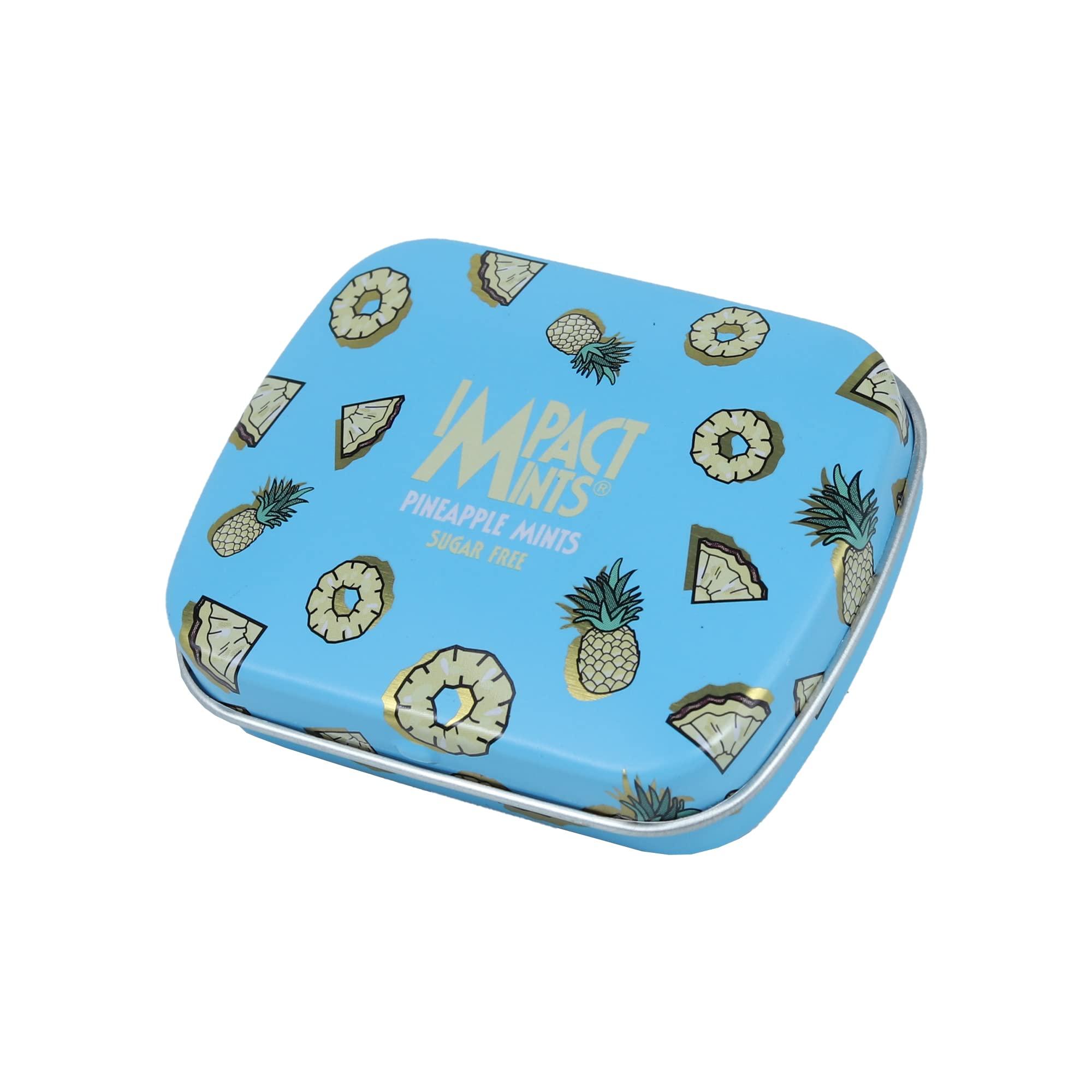 \"IMPACTMINTS\" Impact Mints Sugar Free Pineapple Flavour Mints Summer Edition (14g Each, Pack of 3)