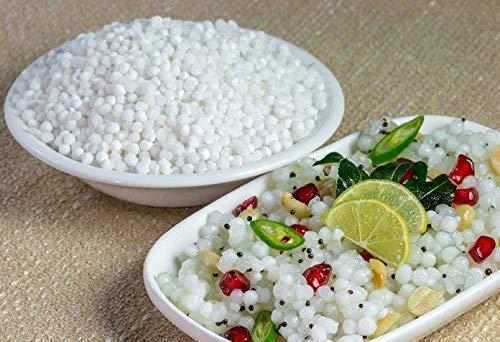 Organic 100% Organic 100% Tapioca Pearls Sabudana (Sago) 1.8 Kg