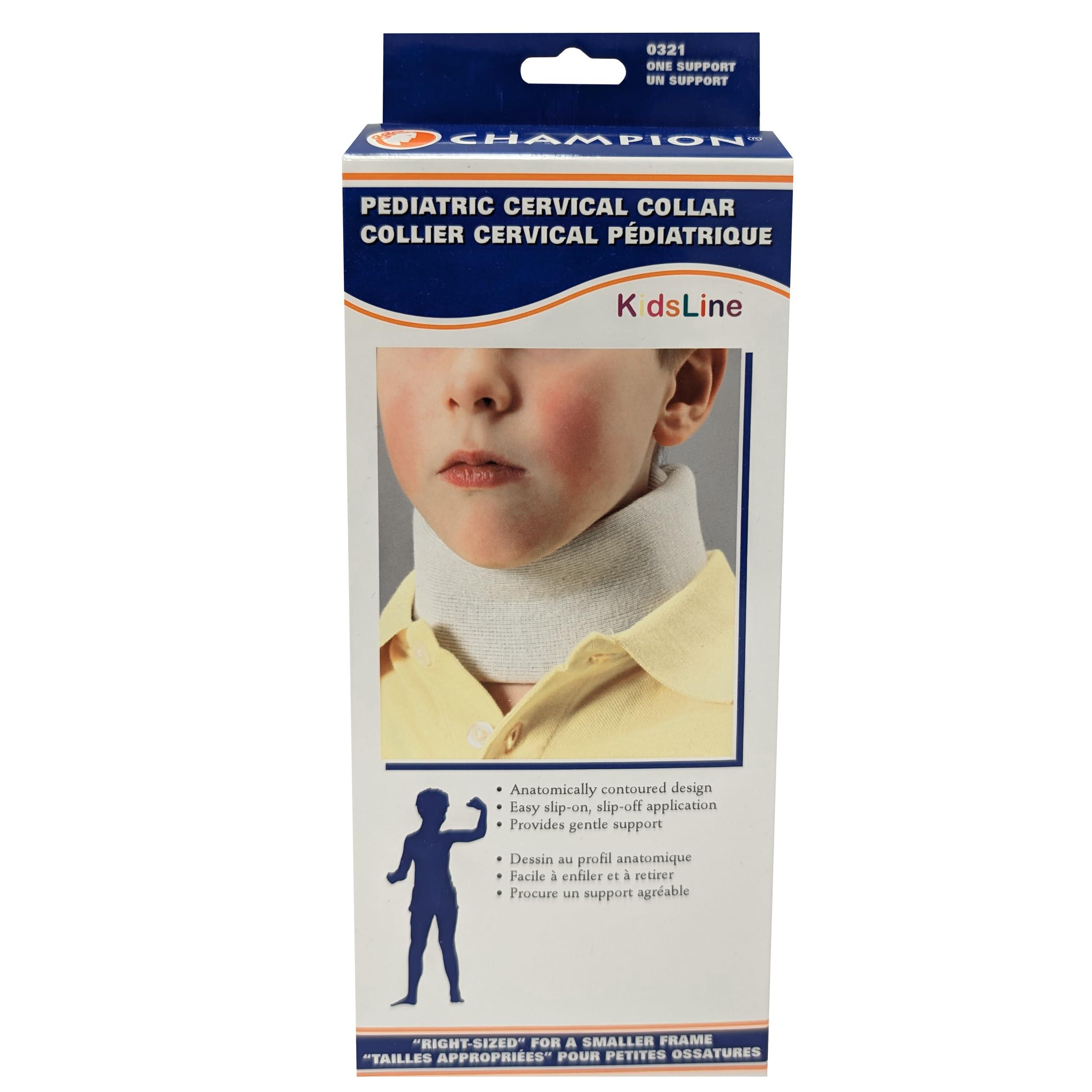 OTC OTC Kidsline Cervical Collar Soft Foam Neck Brace, White, Infant