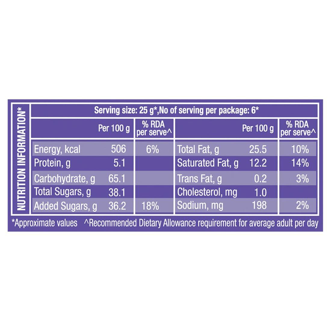 Cadbury Cadbury Chocolate Chocobakes Chocfilled Cookies, 4 X 150 G,600 Grams