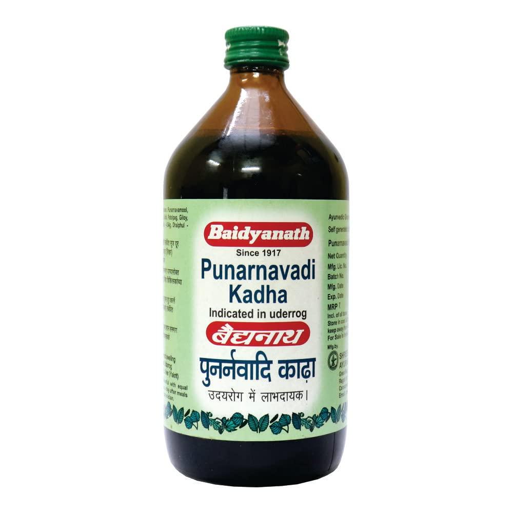 Baidyanath Baidyanath Nagpur Punarnavadi Kadha| For Anemia and liver Support - 450 ml