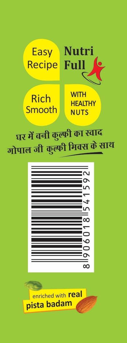 GOPAL JEE GOPAL JEE Kulfi Mix Powder (Badam, Pista Flavour) 150g