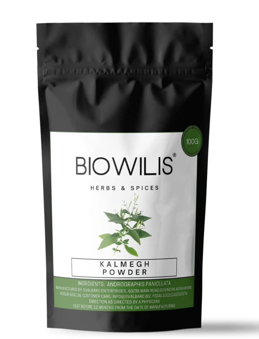 BIOWILIS Biowilis- Nilavembu powder, Nelavemu, Kalmegh, Chirata (100 grams), Kirayata, Neelavembu, Andrographis Paniculata powder