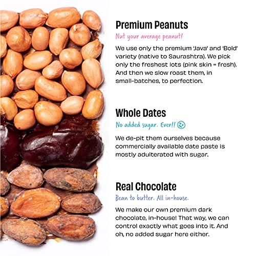 The Whole Truth The Whole Truth - SUPER SAVER Creamy Combo - Peanut Butter with Dates + Dark Chocolate - (Pack of 2) - 1.85 kg