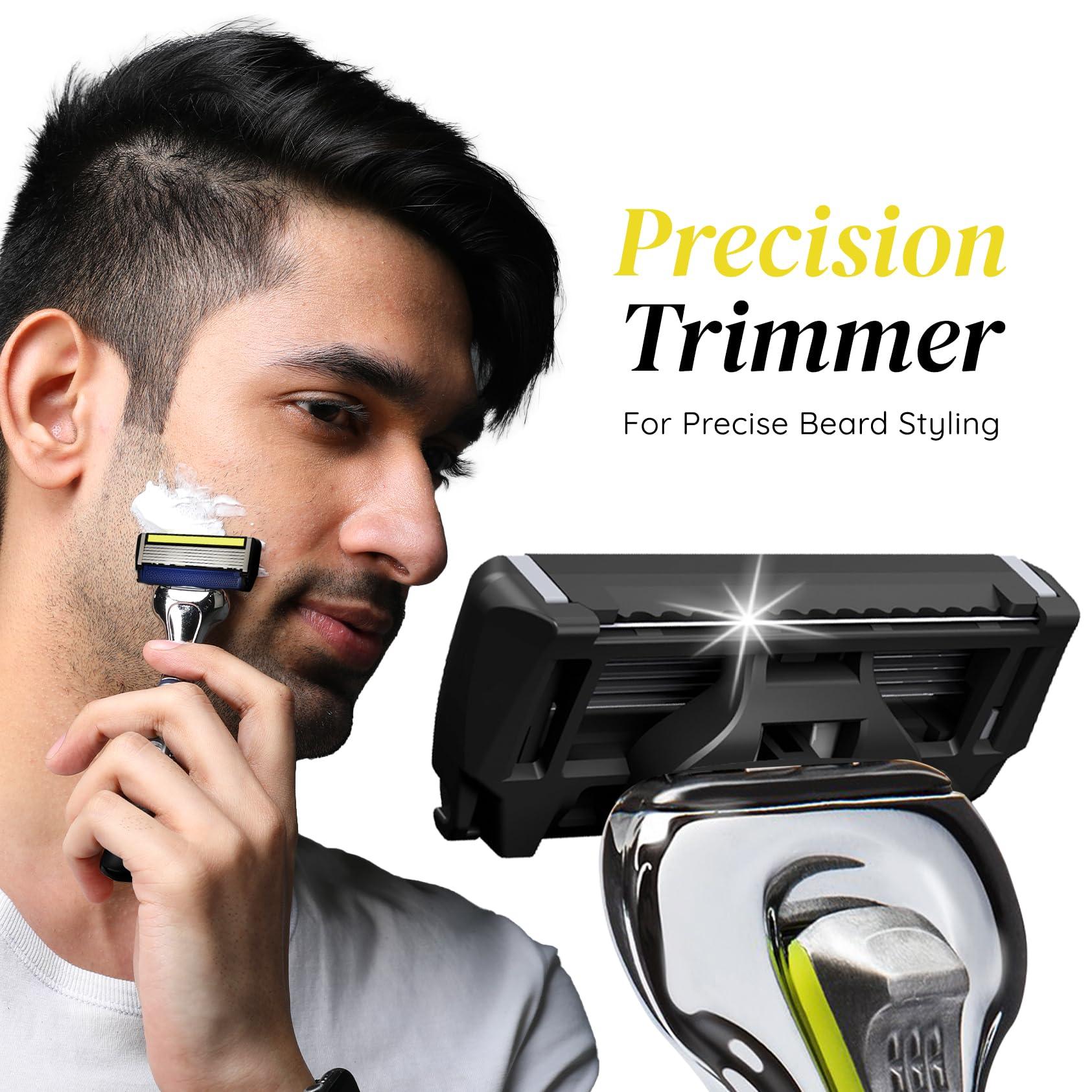 LetsShave LetsShave Pro 6 Advance Manual Shaving Razor for Men, 1 Razor + 1 Shave Foam, Razor for Men, Face & Shaving Razor