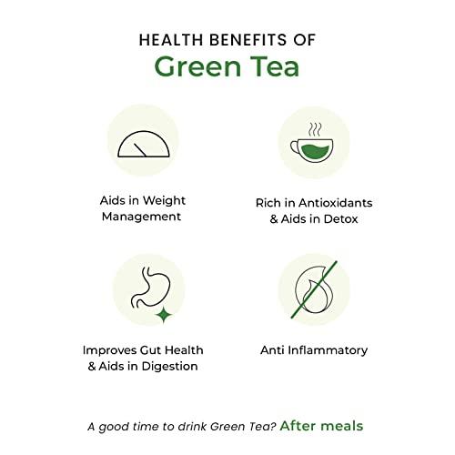 Deroi Tea DEROI TEA Assam Lush Green Tea | CARBON-FREE DRIED TEA | 100% Natural Whole Leaf | Assam Tea | 1Bud & 2 Leaves| Antioxidant Rich | Bitterless | 100 g - 60 Cups | Pack of 5