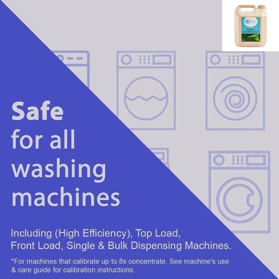 CLICKFLY INTERNATIONAL CLICKFLY® Natural Fabric Conditioner & Softener | Eco-Friendly | Top Load & Front Load Washing Machine | After Wash Liquid Fabric Softener For Softness, Shine & Long Lasting Freshness(5 liter/5000 ML)