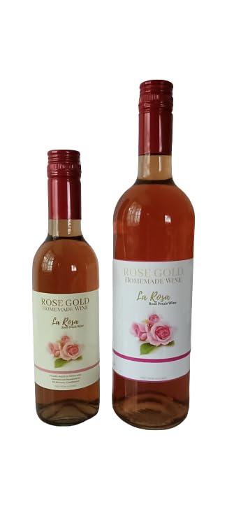 Rosegold Rosegold-La Rosa-Homemade fermented Rose Petal\'s wine -375ml