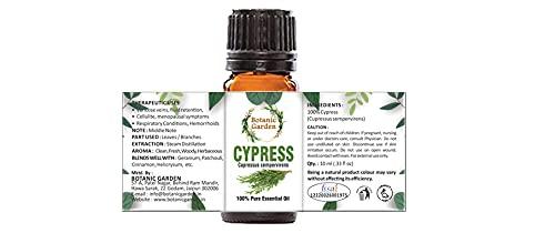 Botanic Garden Botanic Garden Cypress Oil Organic Cold Pressed Oil Varicose Veins,Fluid Retention,Cellulite,Respiratory conditions,Menopausal Symptoms(100 ml)