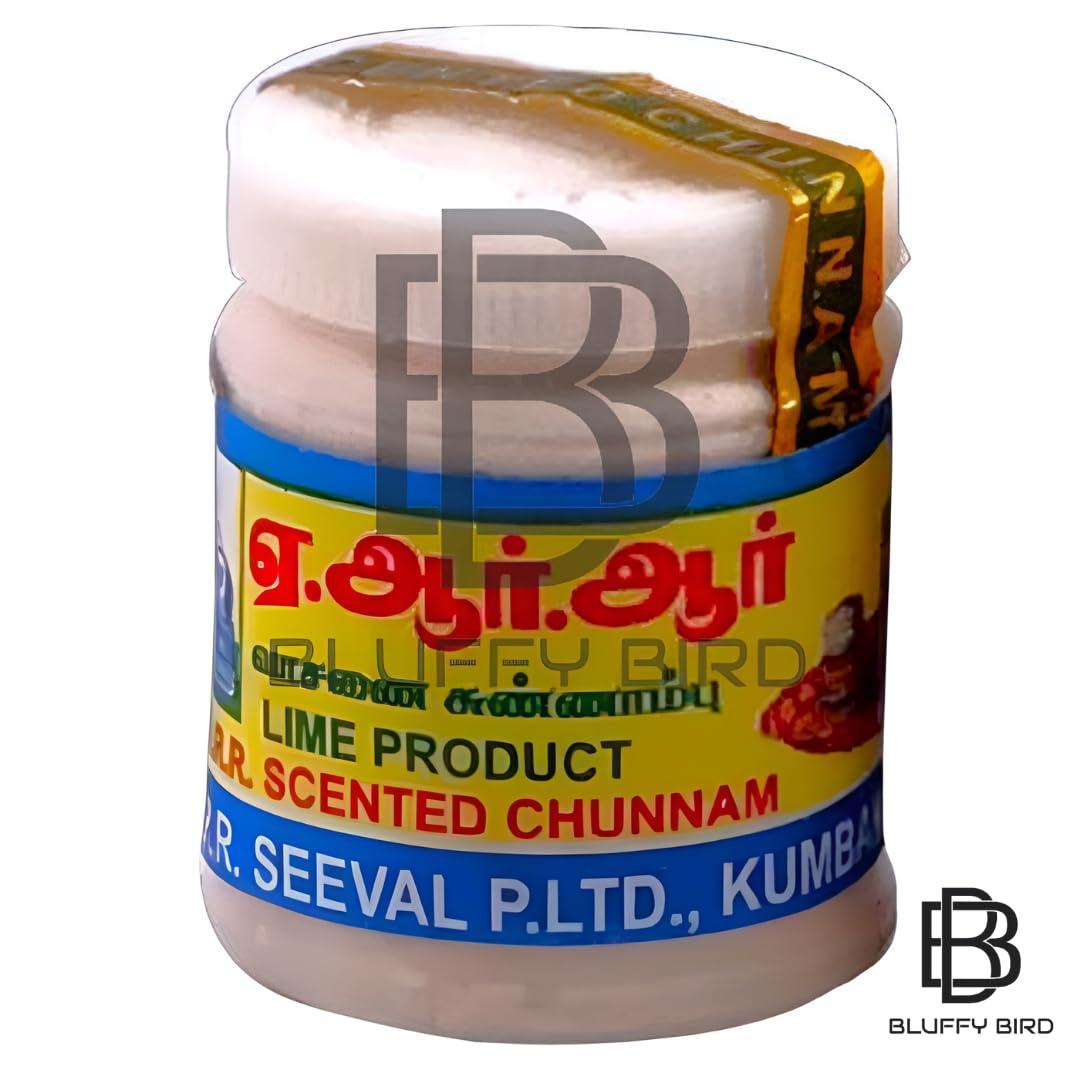 Generic ARR Kumbakonam Vaasanai Sunnambu Paste/Scented Colour Chunnam/Paan Chuna/Supari Chuna/Calcium Carbonate - Each 80gm Weight - Pack of 3pc
