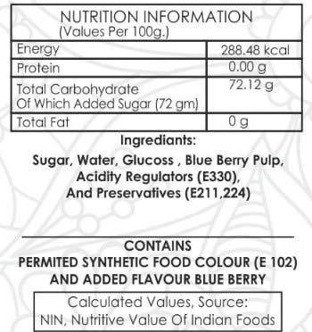 Jeet JEET Blue Berry Syrup, 700 ml