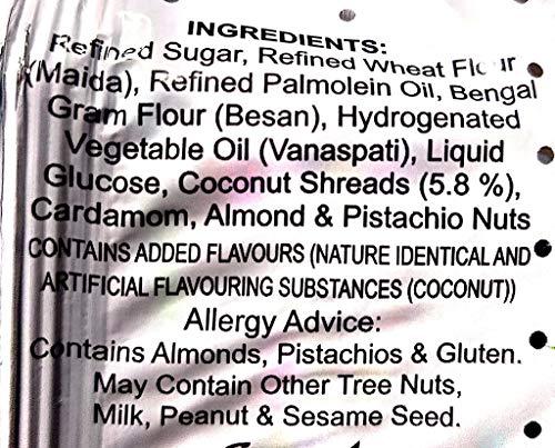 Haldiram's Nagpur Haldiram's Nagpur Coconut Soan Papdi (Pack of 2 X 250 g) and Salted Kaju (Pack of 10 X 35 g)