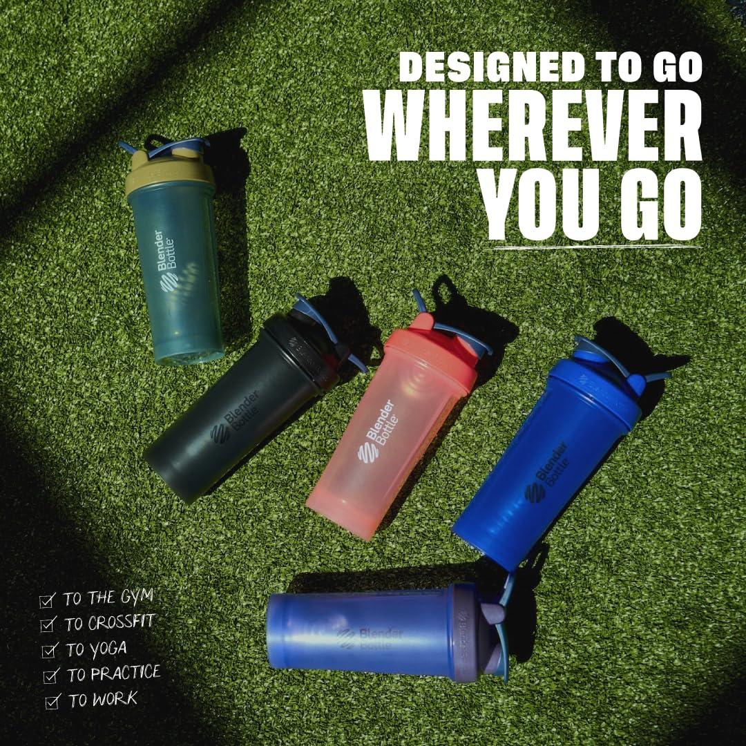 Blender Bottle BlenderBottle Classic V2 Shaker Bottle Perfect for Protein Shakes and Pre Workout, 32-Ounce, Ocean Blue
