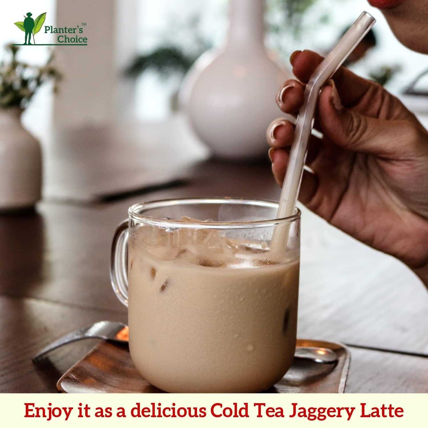 PLANTER'S CHOICE Planter\'s Choice -200 Gms Instant & Immunity Boosting Rich Cardamom Tea - Black Tea infused with Organic Jaggery Granules and fresh Cardamom - Healthy & No Acidity Tea.Just Add Hot Water for a Ready Cup!100 % Natural Ingredients - Zero Preservatives