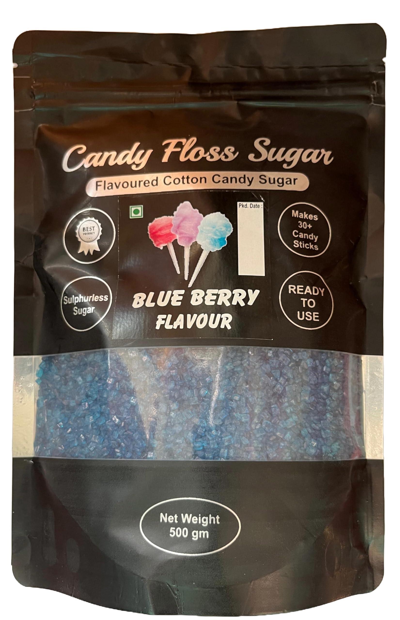 CLICK FOOD PRODUCTS CLICK FOOD PRODUCTS Blueberry Flavoured Cotton Candy Floss Sugar
