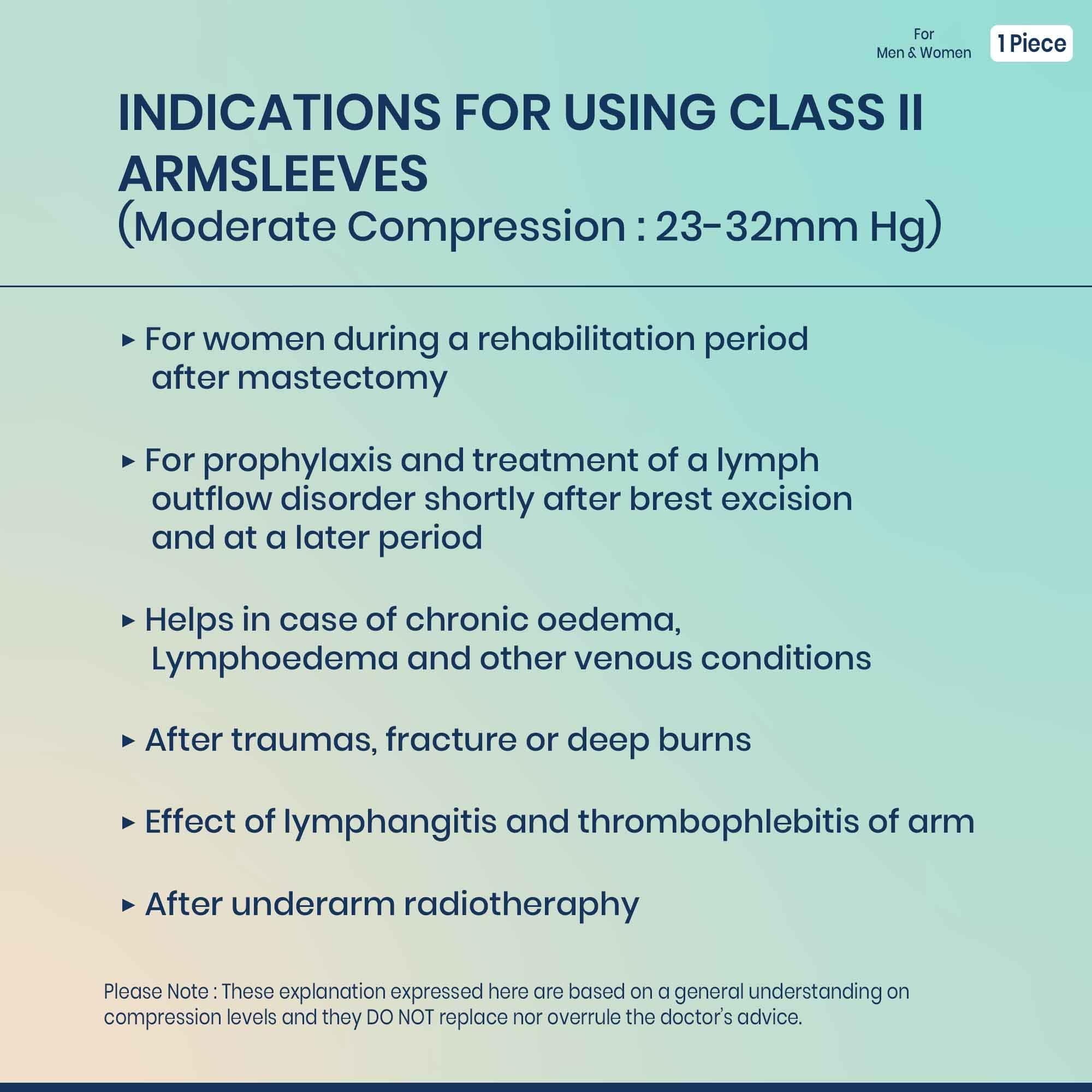Sorgen Sorgen Classique (Lycra) Medical Compression Armsleeves | Handsleeves | Lympedema armsleeves | Class 2 Compression Armsleeves | Hand swelling | Medical Armsleeves LARGE