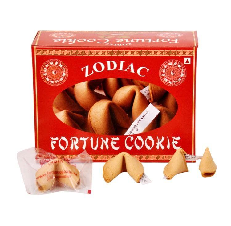 Zodiac Fortune Cookie ZODIAC FORTUNE COOKIE Vanilla Flavour Cookie,65 Grams