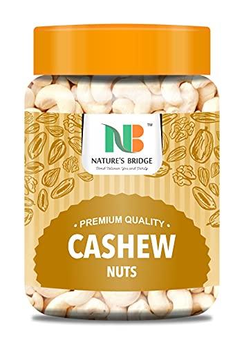 Nature's Bridge Nature's Bridge Premium Whole Cashew Nuts 400 gm / Kaju Sabut / Kaju / Jumbo Size Kaju / Cashew Nuts - 400 gm Jar Pack