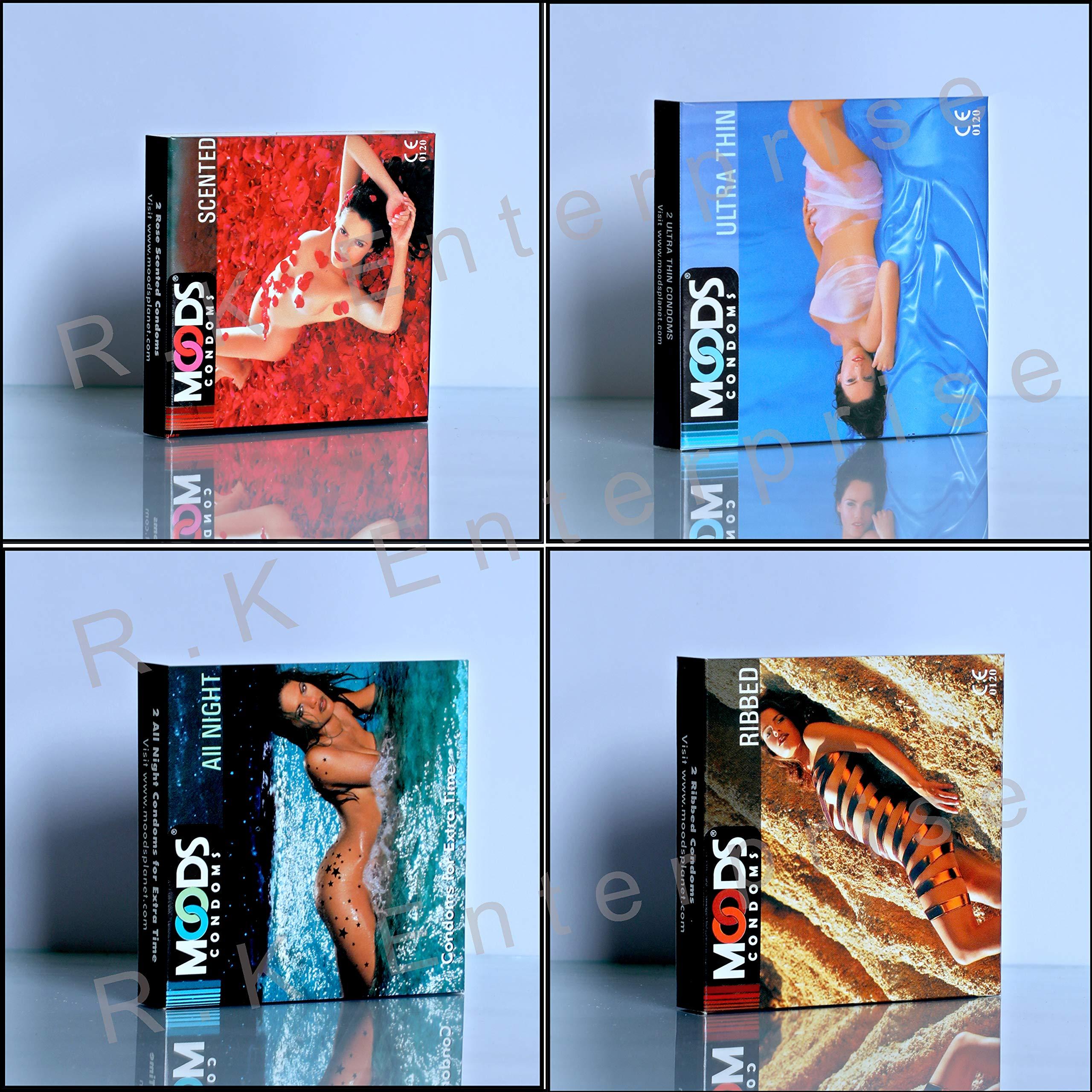 MOODS Moods Variety Pack Multi Different Flavor Men Condom Combo (3Pack 48s)