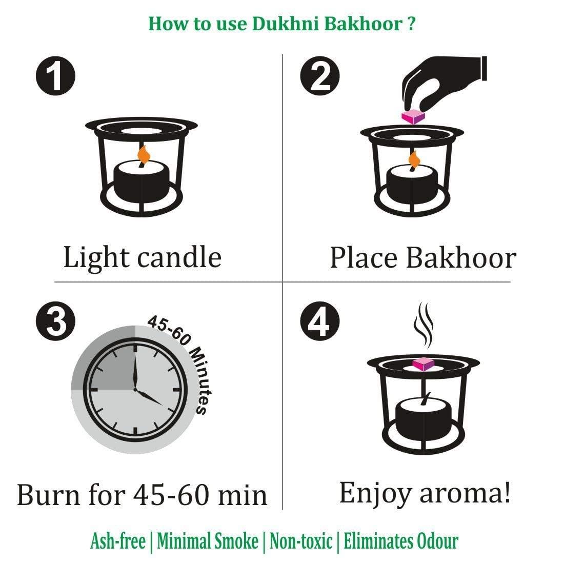 shashi Shashi Premium Bakhoor Tablets (15-Tablets) Natural Oudh Powder Tablets Exotic Oriental Aroma for Home,Leaving Space,Bedroom,Wedding & Special Events(65gm) (Royal Bakhoor)