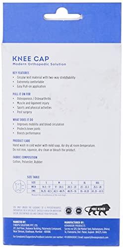 LivEasy LivEasy Ortho Care Knee Cap for Knee Support, Gym - Pack of 2 (L)