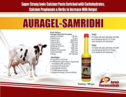 Pharma Pharma Calcium For Cow | ALL ROUND MultiVitamin & Calcium Tonic For Cow For Milk Booster | Calcium Liquid Supplement For Cows | Improve Metabolism, Digestive System, Blood Calcium Level (Pack of 3)