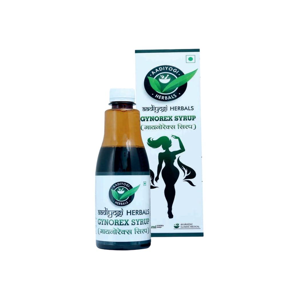 Aadiyogi Wellness Pvt Ltd Aadiyogi Herbals Gynorex Syrup for Women\'s Health - 500ml | Hormonal Balance & Wellness Support Syrup
