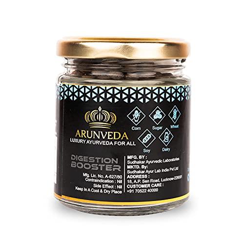 Sudhakar Sudhakar Arunveda Gasoleen Digestion Booster Tasty Digestive Pills with Sudh Heeng, Kala Namak and 9 Natural Herbs