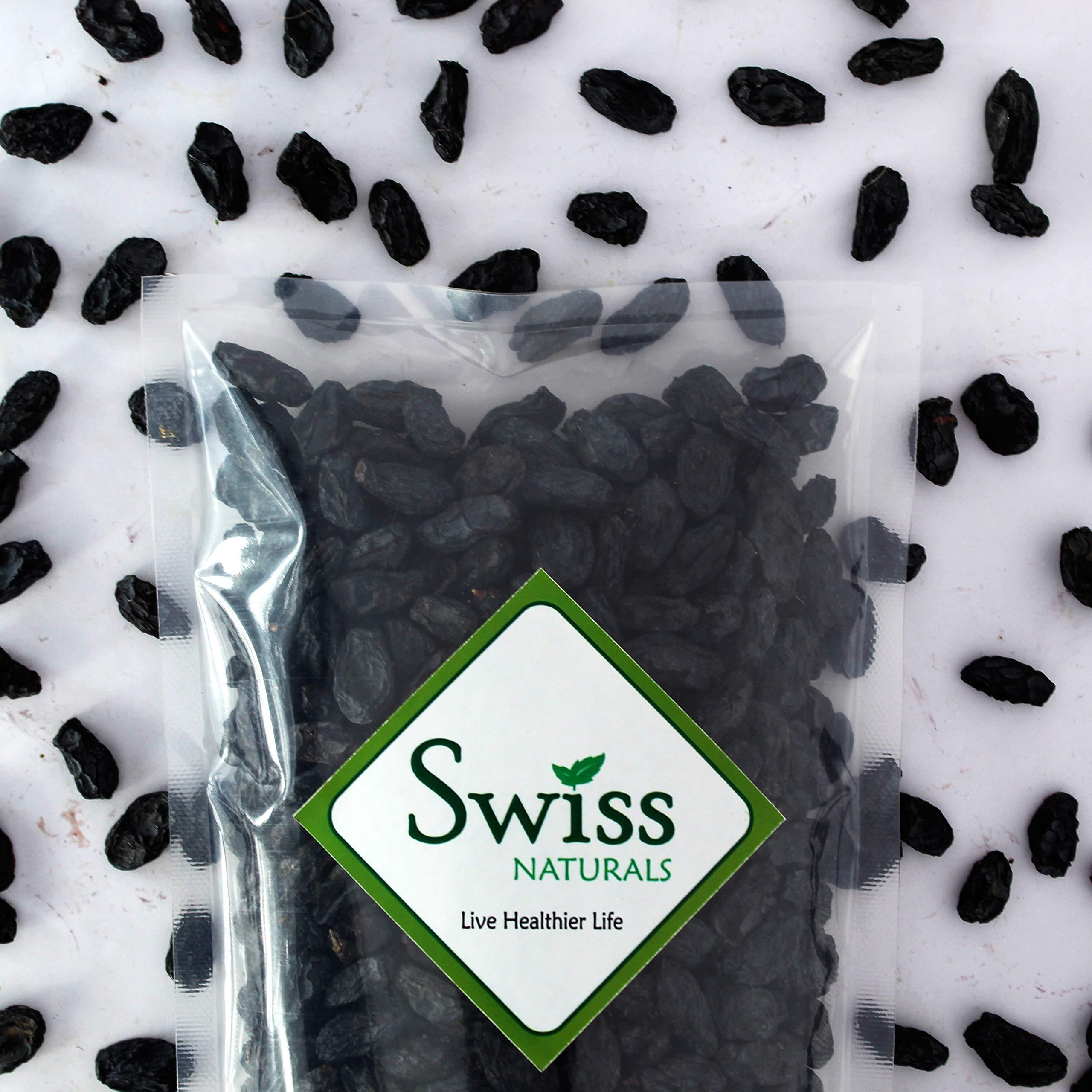 Swiss Naturals Swiss Naturals Premium Dried Black Raisins (Kali Kishmish) With Seed 250g