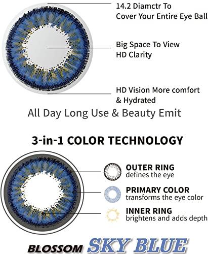 Sonya Lens The Eyes are the window to the soul! Sonya Lens The Eyes are the window to the soul! Coloured Contact Lenses (5 pair lens per box) Blossom - Grey,Hazel,Sky Blue,Violet & Green