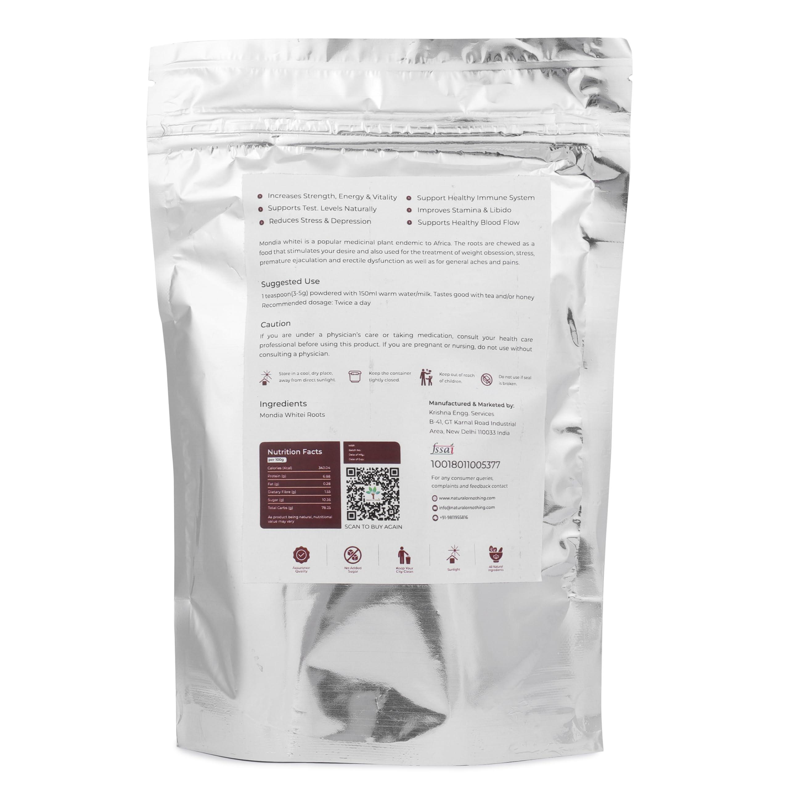 Natural or Nothing Natural or Nothing | Mulondo | Mukombero | Organic Mondia Whitei Whole Roots | Wild Harvest | (100g)