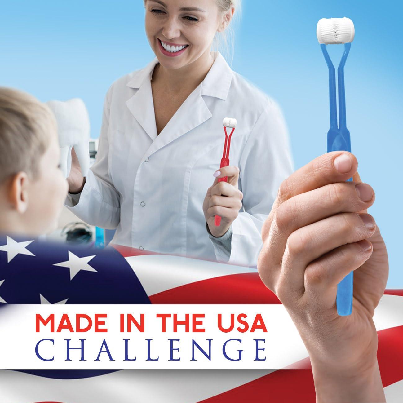 autisticare autisticare for Special Needs | The Only Child-Safe 3-SIDED Toothbrush | Made in USA | Fast, Easy & Clinically Proven | Autism ASD Autistic Asperger Therapy Parent Child Caregiver Tactile Sensory Calm