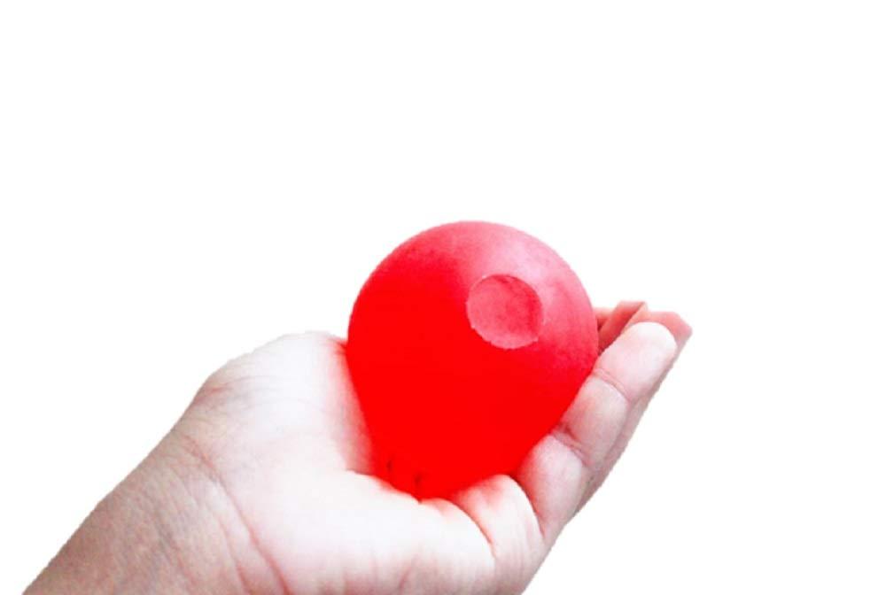 NAB NAB Gel Ball for Hand Exercise- Hand Grip Strengthener- Stress Relief Therapy- Non-Toxic BPA Free (Universal Size-Red)
