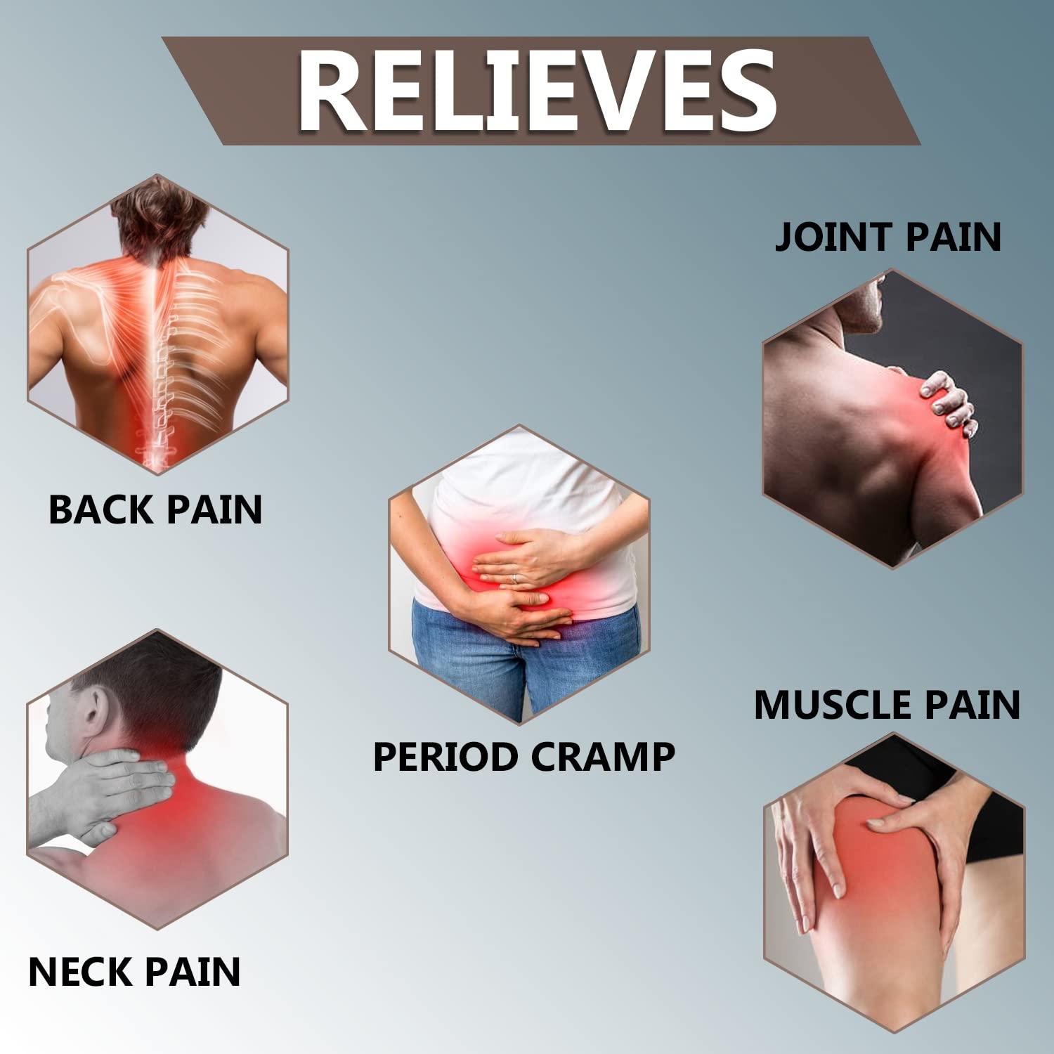 ORANCLE CARE ORANCLE CARE Heat Therapy Heating Gel Bag, Hot Water Bags for Pain Relief, Heating Pad - Heat Pouch Water Bottle Bag, Electric Hot Water Bag, Heating Pad with For Pain Relief (Color May Vary)