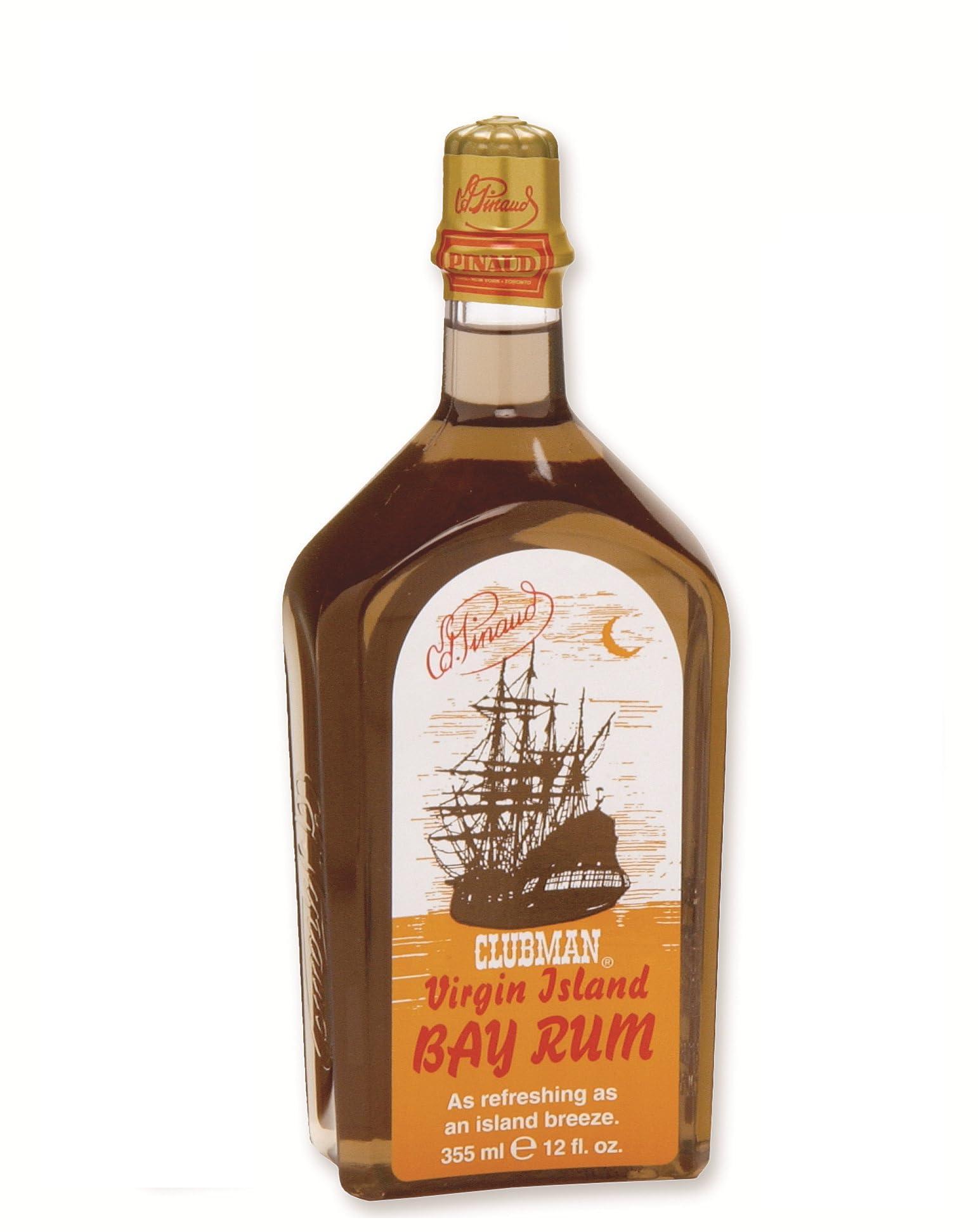 CLUBMAN Pinaud Clubman Clubman Pinaud Virgin Island Bay Rum, 12 Ounce