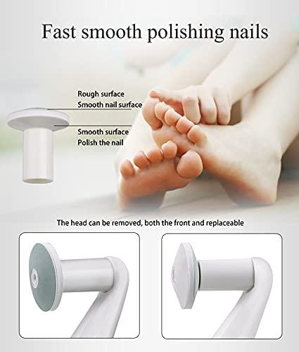 Ghime Ghime Pedicure Kit and Foot Scraper Electric Callus Remover with Blackhead Remover Detector Instrument Rechargeable With 6 Nozzles - Multicolor