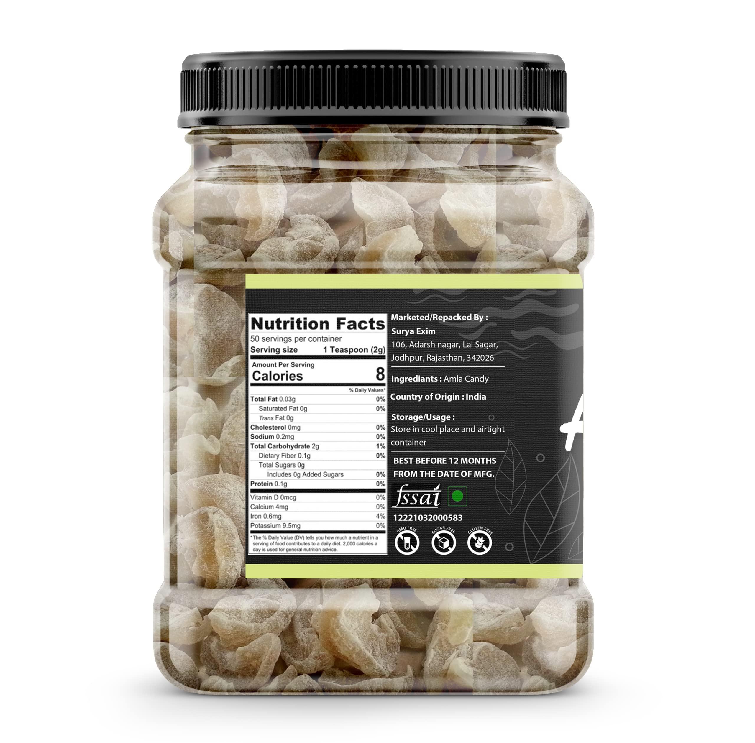 Organic Box Organic Box Natural Dried Sweet Amla Candy (900 Gram) - Diwali Gift Pack