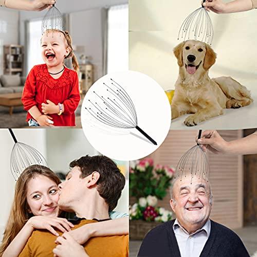 Svjetiq Svjetiq 2-Pack Scalp Massagers, Handheld Head Massage Tingler, Scalp Head Massager with 12 Fingers for Head Body Relaxing, Scalp Stimulation and Stress Relief (Random Colors)