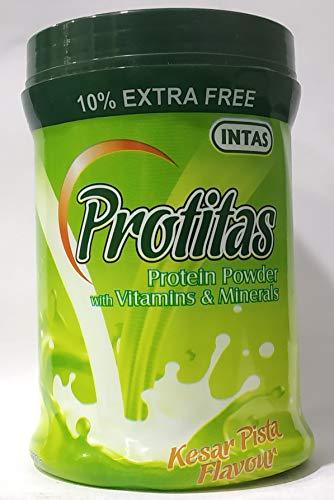 Intas Intas Protitas Protein Powder with Vitamins, Minerals | 220 g (Kesar Pista)